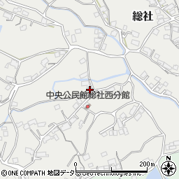 岡山県津山市総社1384周辺の地図