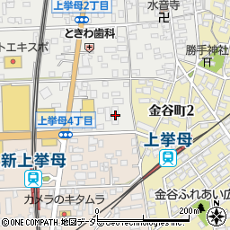 愛知県豊田市上挙母4丁目40周辺の地図