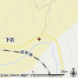 岡山県真庭市下岩24周辺の地図
