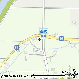 兵庫県丹波篠山市西吹419周辺の地図
