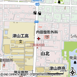 江越塾周辺の地図