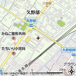 滋賀県野洲市久野部150-5周辺の地図