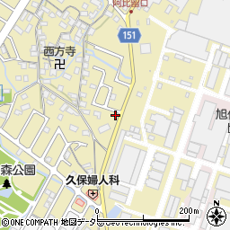 滋賀県守山市小島町843-3周辺の地図