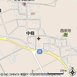 京都府南丹市八木町西田中條周辺の地図