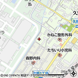 滋賀県野洲市久野部204周辺の地図