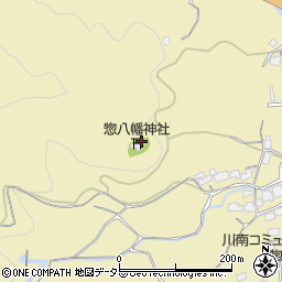 惣八幡神社周辺の地図