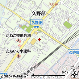 滋賀県野洲市久野部150-10周辺の地図