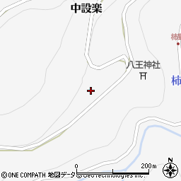 愛知県北設楽郡東栄町中設楽中道平周辺の地図