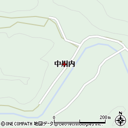 愛知県設楽町（北設楽郡）神田（中川内）周辺の地図
