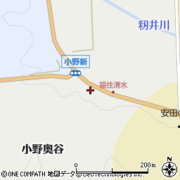 兵庫県丹波篠山市小野奥谷314周辺の地図