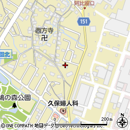 滋賀県守山市小島町860周辺の地図