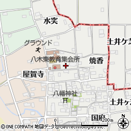 京都府南丹市八木町北屋賀周辺の地図