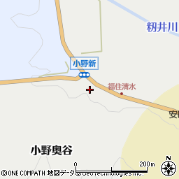 兵庫県丹波篠山市小野奥谷53周辺の地図