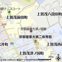 京都府京都市北区上賀茂六段田町47周辺の地図
