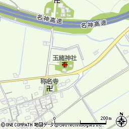 玉緒神社周辺の地図