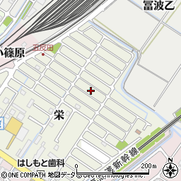 滋賀県野洲市栄28周辺の地図