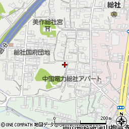 岡山県津山市総社499周辺の地図