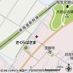 滋賀県野洲市小篠原182周辺の地図