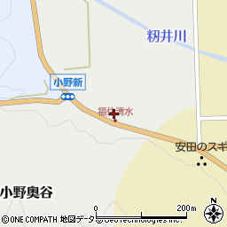 兵庫県丹波篠山市小野奥谷332周辺の地図