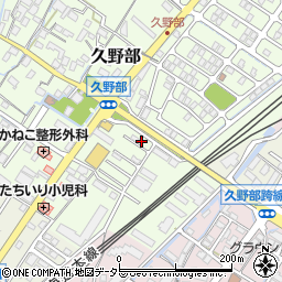 滋賀県野洲市久野部150-1周辺の地図