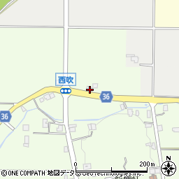 兵庫県丹波篠山市西吹484-1周辺の地図