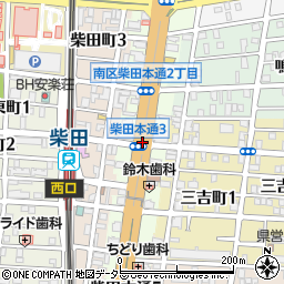 柴田周辺の地図