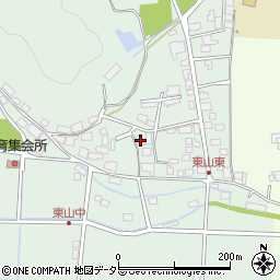 兵庫県多可郡多可町中区東山166周辺の地図