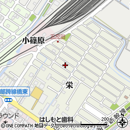 滋賀県野洲市栄11周辺の地図
