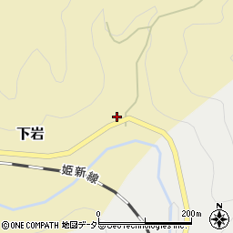 岡山県真庭市下岩38周辺の地図