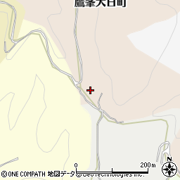 京都府京都市北区鷹峯大日町周辺の地図