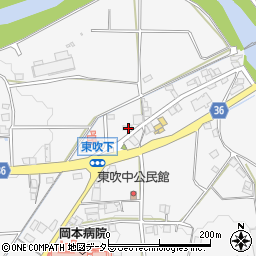 兵庫県丹波篠山市東吹1117-2周辺の地図