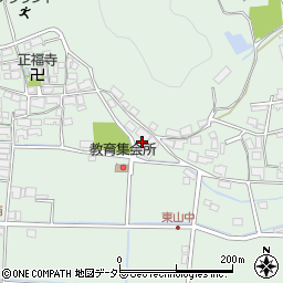 兵庫県多可郡多可町中区東山530周辺の地図