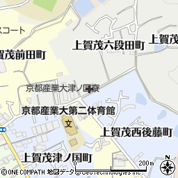 京都府京都市北区上賀茂六段田町44周辺の地図