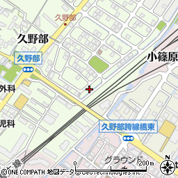 滋賀県野洲市久野部112-21周辺の地図