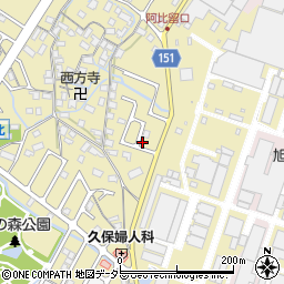 滋賀県守山市小島町843-13周辺の地図