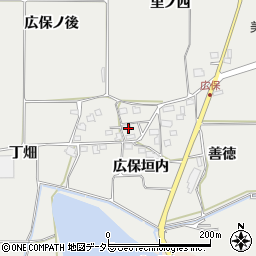 京都府亀岡市旭町広保垣内周辺の地図