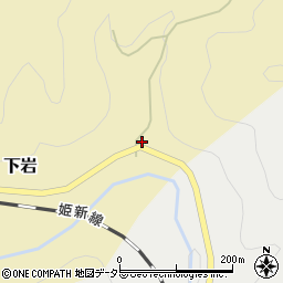 岡山県真庭市下岩984周辺の地図