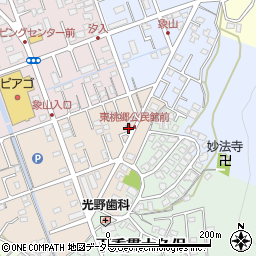 東桃郷公民館周辺の地図