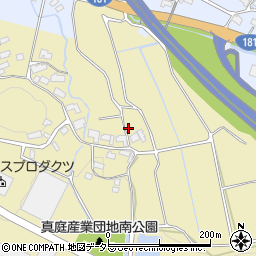岡山県真庭市中原296周辺の地図