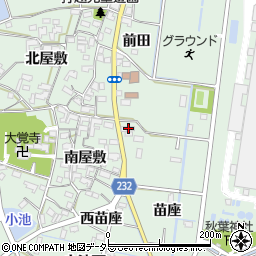 愛知県みよし市打越町苗座2周辺の地図