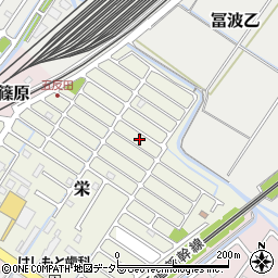 滋賀県野洲市栄27周辺の地図