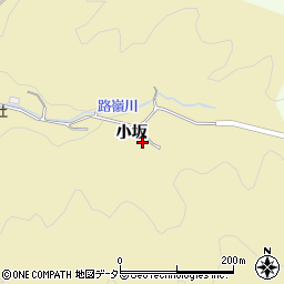 愛知県豊田市坂上町小坂周辺の地図