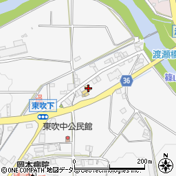 兵庫県丹波篠山市東吹1200-7周辺の地図