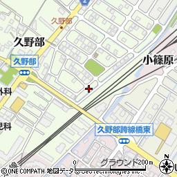 滋賀県野洲市久野部112-22周辺の地図