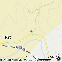 岡山県真庭市下岩39周辺の地図