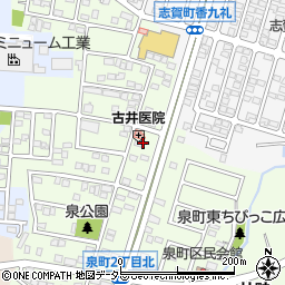古井医院周辺の地図