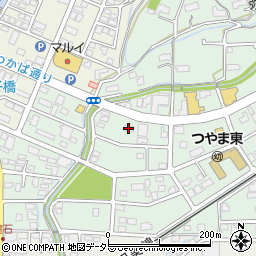メガネの三城津山高野店周辺の地図