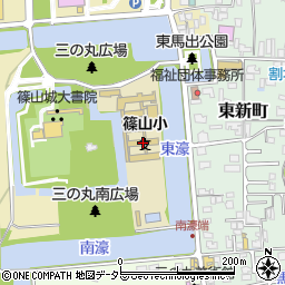 丹波篠山市立　篠山幼稚園周辺の地図