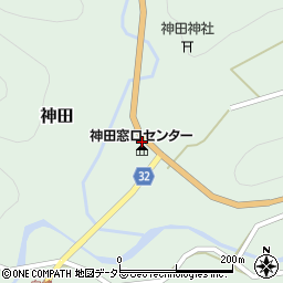 愛知県設楽町（北設楽郡）神田（宮平）周辺の地図
