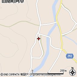兵庫県丹波市山南町阿草781周辺の地図